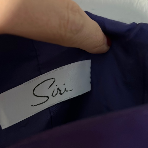 EUC Siri brand dress. Bought in Charleston SC bridal boutique. Eggplant purple. - Picture 4 of 7